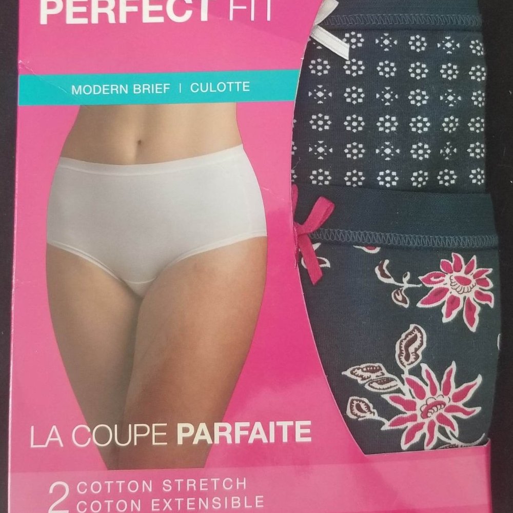 NEW! Ladies DenverHayes 2-Pack Perfect Fit Modern Briefs Size X-Large